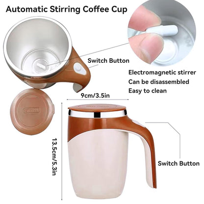 Self Stirring Magnetic Mug