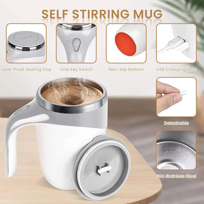 Automatic Magnetic Stirring Coffee Mug
