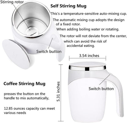 Automatic Magnetic Stirring Coffee Mug